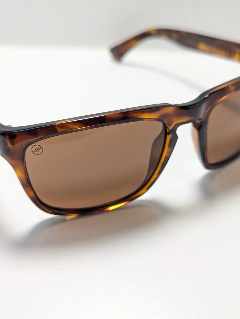 Electric Knoxville Classic Brown Tortoiseshell Square Men's Fashion Sunglasses
